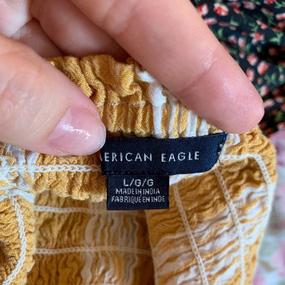 American Eagle Outfitters Yellow Tube Top - Picture 4 of 4